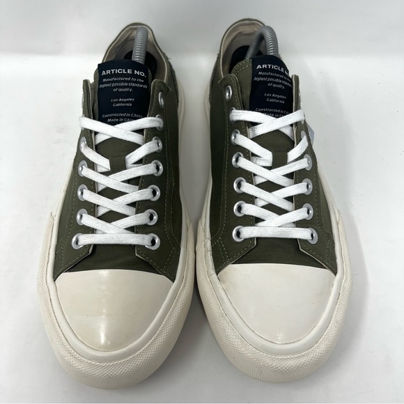 Article No Mens 1007 Low Top Chunky Vulcanized Fashion Sneaker Sz 9 Olive Vibram - Picture 3 of 8